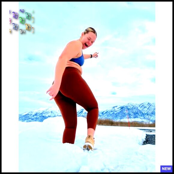 High Waisted Yoga Leggings Tummy Control Booty Lifting Workout Tights Classic - Picture 7 of 7